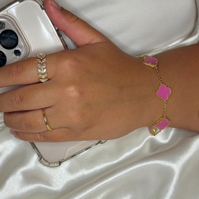 Klaver set fuchsia