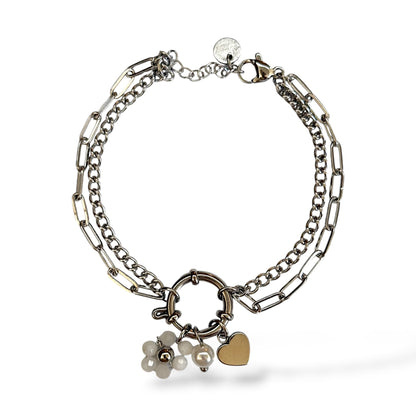 Evi armband - zilver