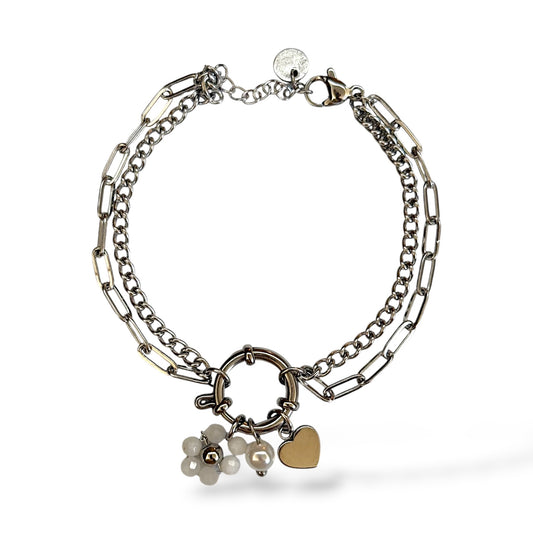 Evi armband - zilver