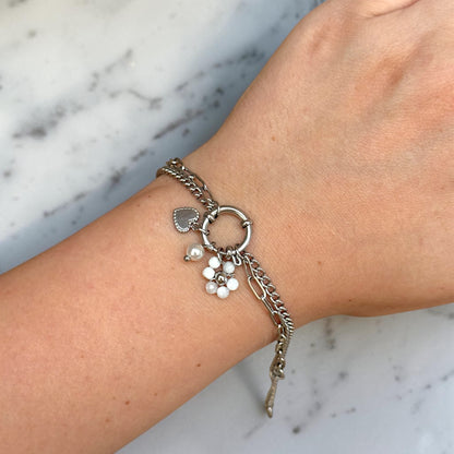 Evi armband - zilver