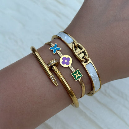 Athena armband parelmoer