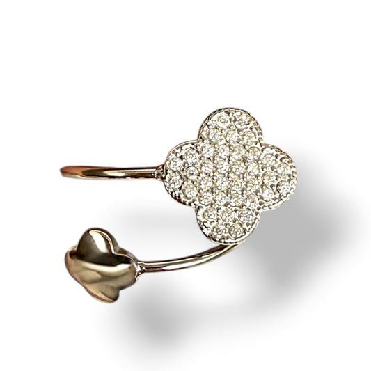 Diamant klaver ring