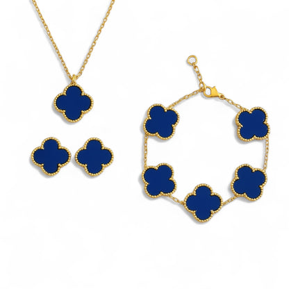 Klaver set donkerblauw